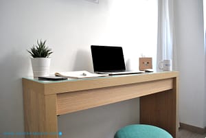 coin travail cocoon photo ordinateur